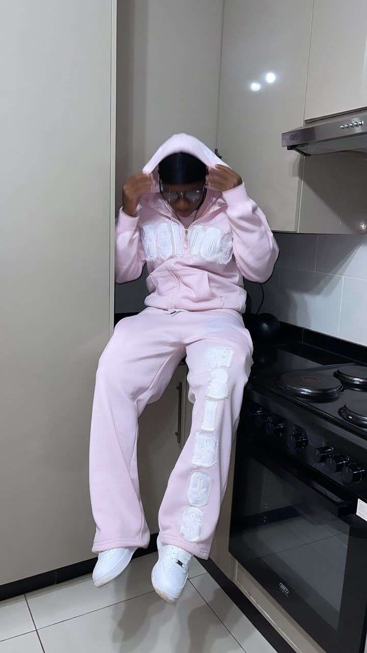 BABY PINK W3IRDOS SWEATPANTS - Image 2