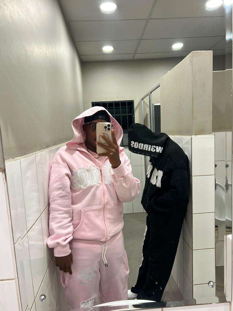 BABY PINK W3IRDOS SWEATPANTS - Image 6