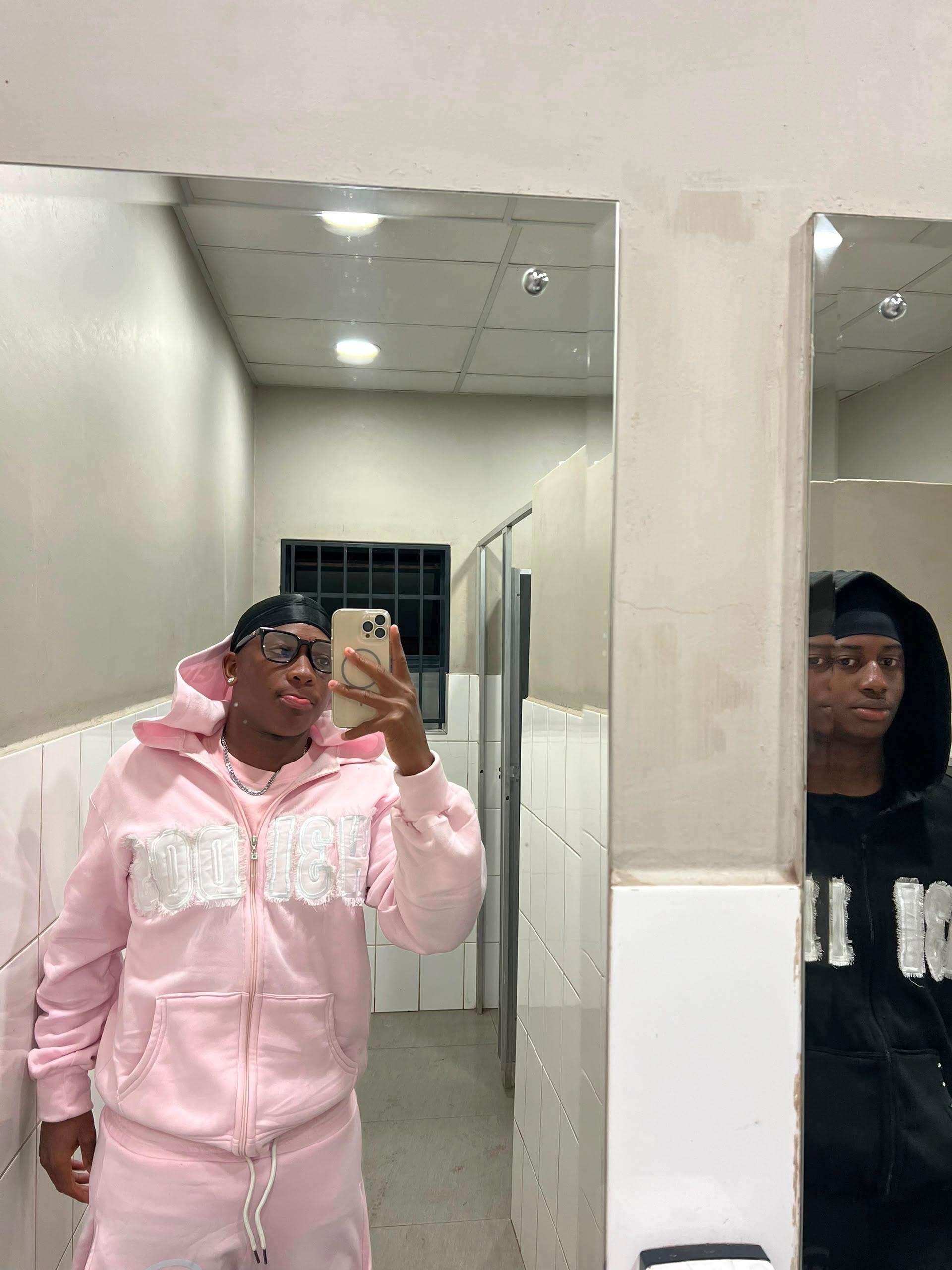 BABY PINK W3IRDOS SWEATPANTS - Image 5