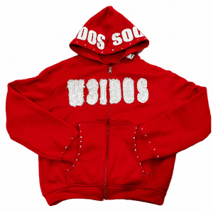 RED W3IRDOS HOODIE