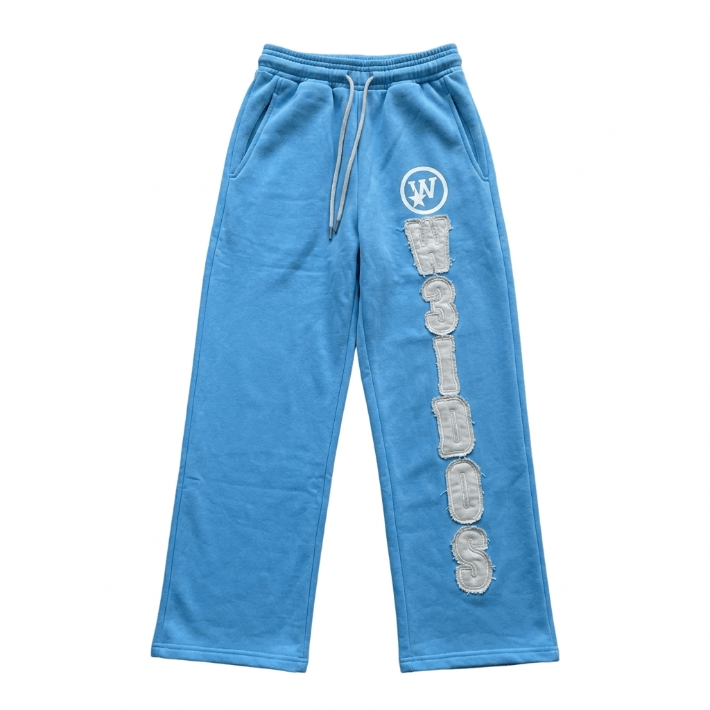 BLUE W3IRDOS SWEATPANTS