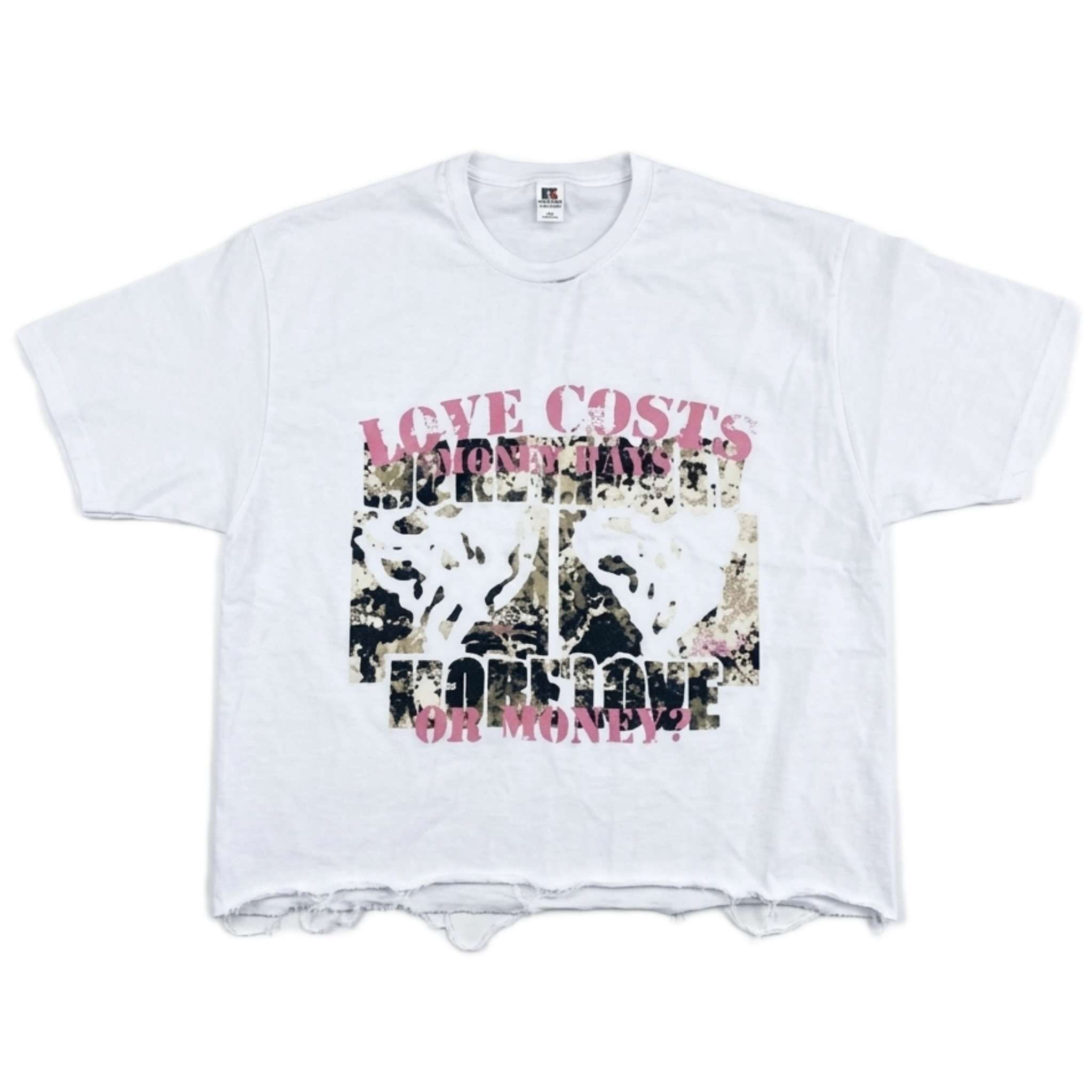 LOVE COST MONEY PAYS TEE